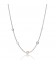 Collana monofilo in argento con perle multicolore Miluna PCL5624