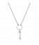 Collana girocollo in acciaio 316L con pendente a forma di lettera I e cristallo S'agapõ SHAC73