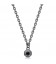 Collana uomo acciaio nero con pendente Ottagonale S'agapõ SNP02