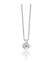 Collana punto luce diamante oro bianco 18 kt Miluna CLD4125-008G7