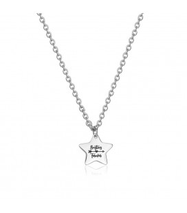 Collana in acciaio 316L con pendente a forma di cuore SBY001