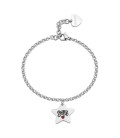 Bracciale in acciaio 316L con pendente a forma di stella SBY035