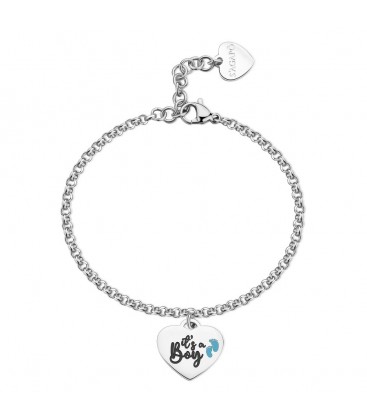 Bracciale in acciaio 316L con pendente a forma di stella SBY032