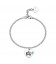 Bracciale in acciaio 316L con pendente a forma di cuore SBY039