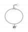 Bracciale in acciaio 316L con pendente a forma di cuore SBY040