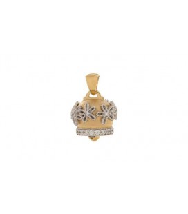 CAMPANELLA CAPRI CN20D2 ARGENTO DORATO