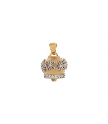 CAMPANELLA CAPRI CN20D2 ARGENTO DORATO