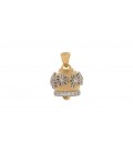 CAMPANELLA CAPRI CN20D2 ARGENTO DORATO