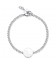 Bracciale in acciaio centrale Ying e Yang inciso S'agapõ SRB14