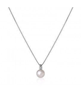 Collana Perla e Diamante Lucciole CIO001/6 oro 18 KT