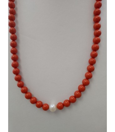 Collana corallo Raiola  CC1