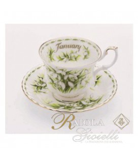 Miniatura Tazza del Mese "Royal Albert" Gennaio M1M