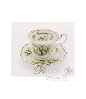 Miniatura Tazza del Mese "Royal Albert" Gennaio M1M