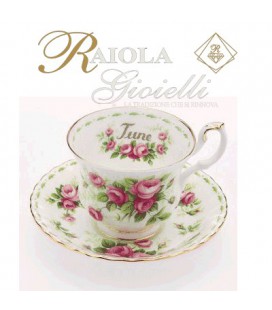 Miniatura Tazza del Mese "Royal Albert" Giugno M6M