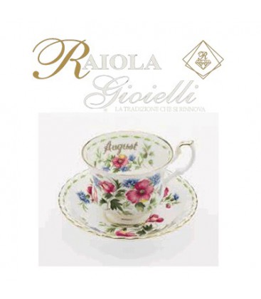 Miniatura Tazza del Mese "Royal Albert" Agosto M8M