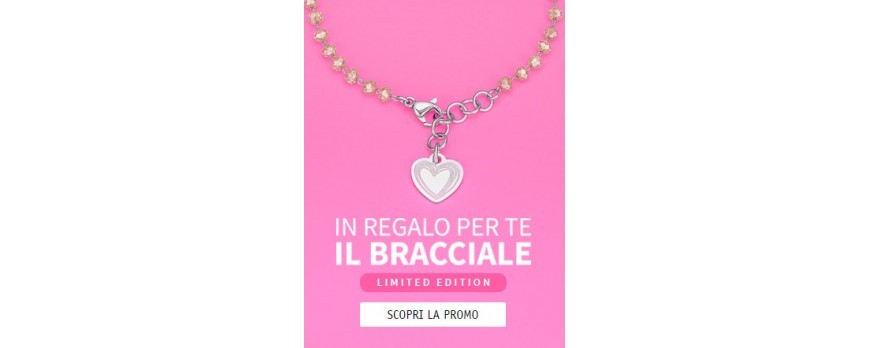 Hai voglia di farti un regalo? Te lo facciamo noi! In regalo il bracciale Happy in EDIZIONE LIMITATA