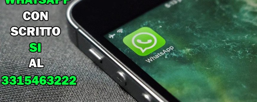 Aderisci al Servizio Whatsapp e ricevi sconti dedicati