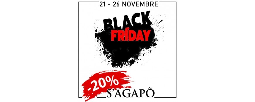 Black Friday 2022 Sconto 20% su tutte le collezione S’agapõ